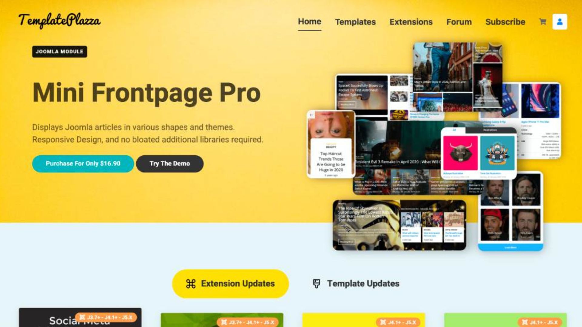 Mini Frontpage Pro 2.6.0 - Joomla