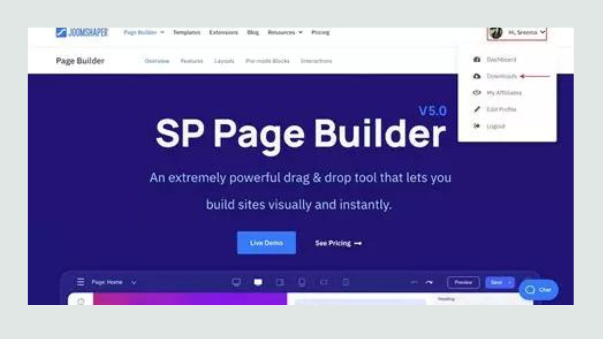 SP Page Builder Pro 5.3.4 - Joomla