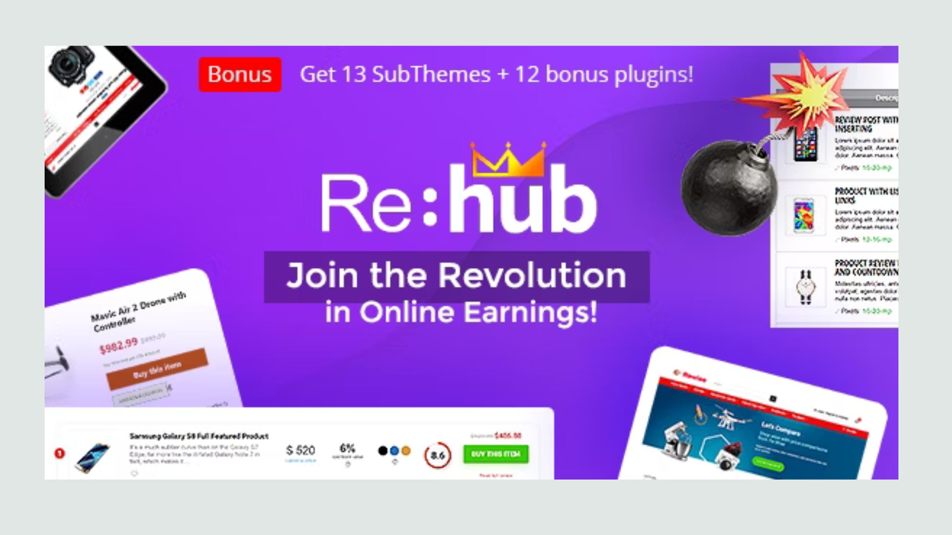 REHub - Price Comparison, Multi Vendor Marketplace Wordpress Theme v19.8.7