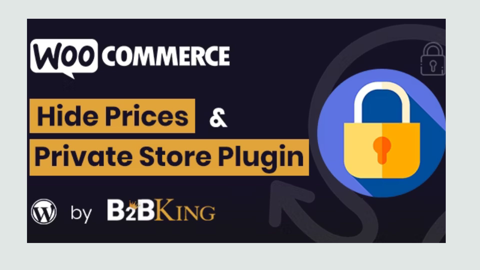 WooCommerce Hide Prices, Products, and Store by B2BKing - WordPress