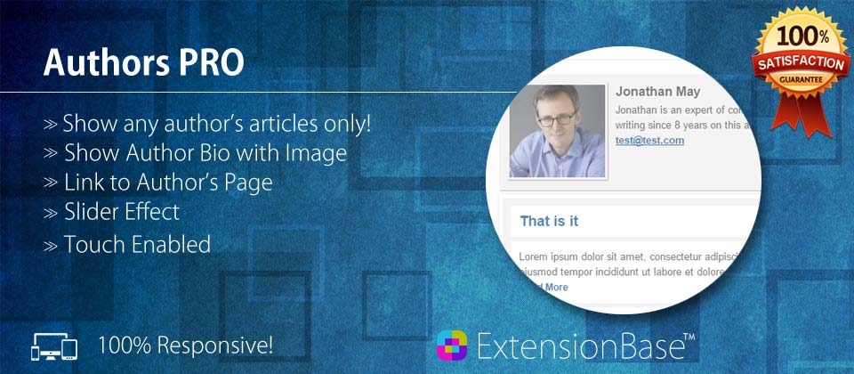 AuthorsPro - Joomla Extension