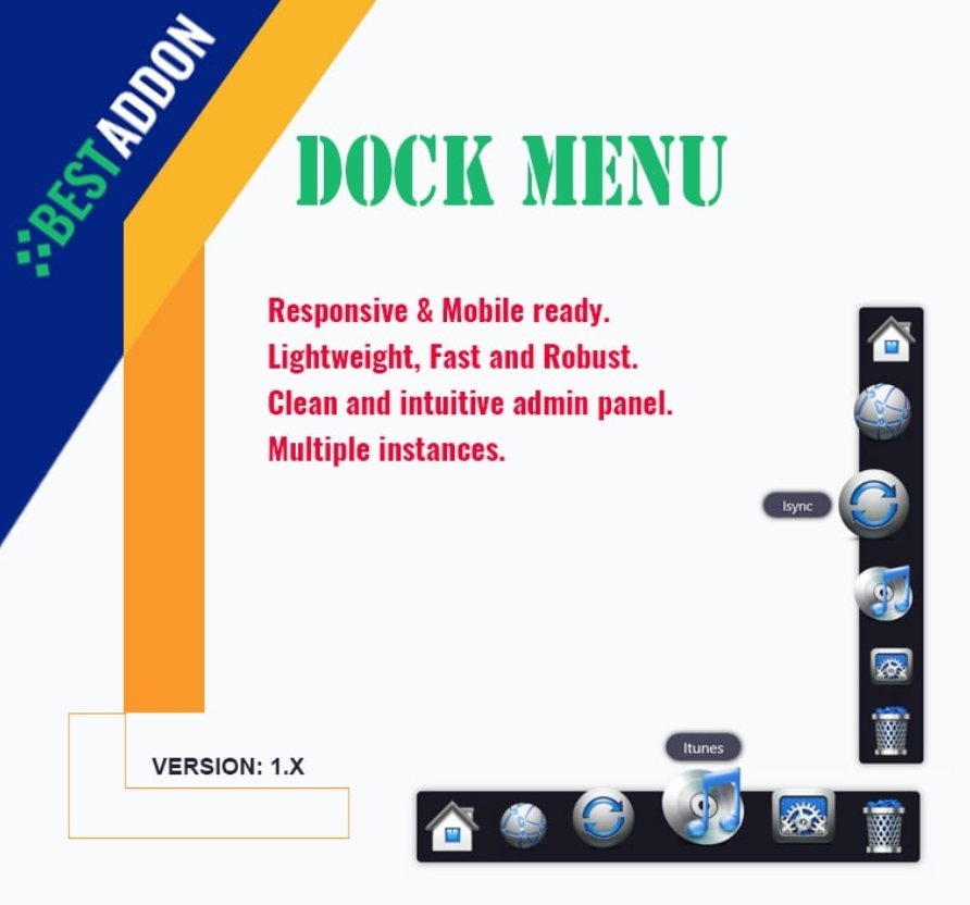 BA Dock Menu - Joomla Extension