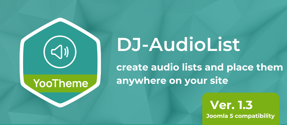 DJ AudioList - Joomla Extension