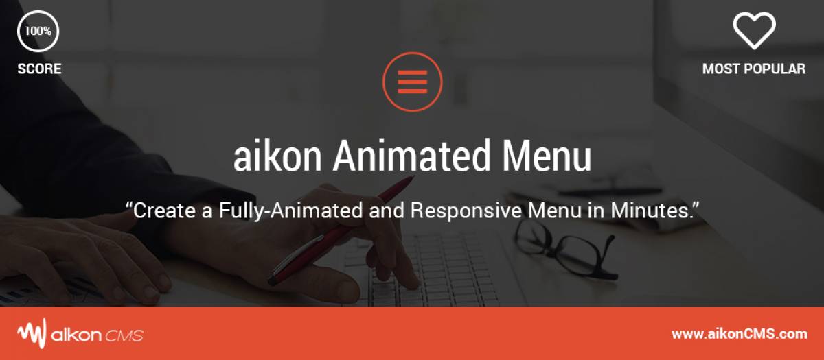 Aikon Animated Menu Joomla Extension