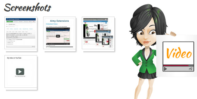 PLG Aimy Video Embedder Pro - Joomla Extension
