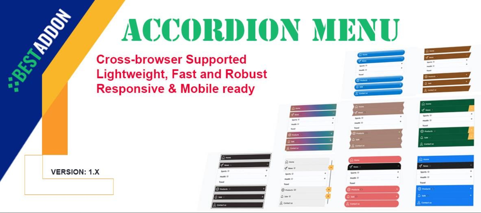 Ba Accordion Menu Joomla Extension