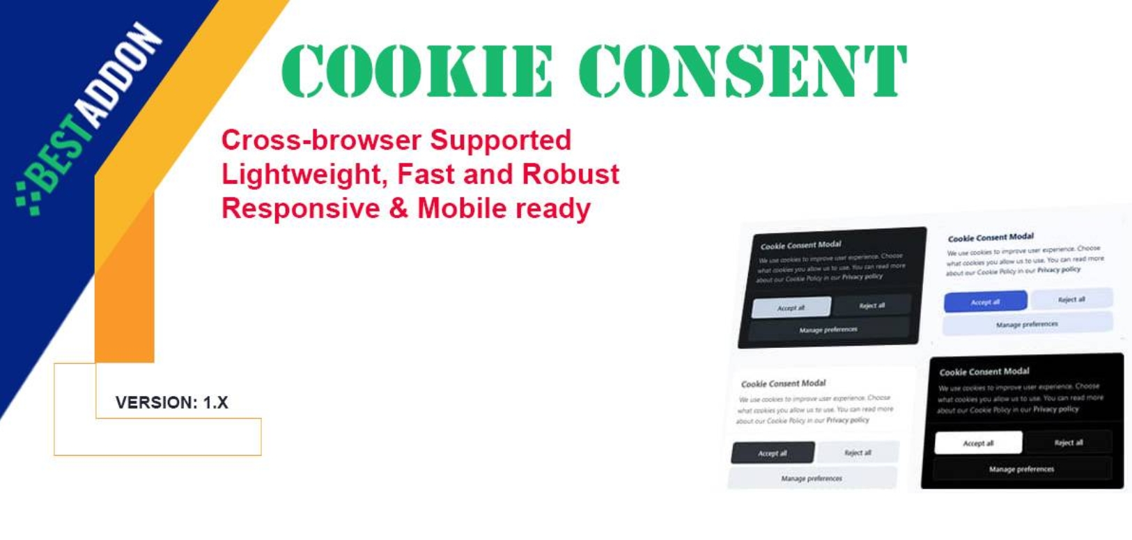 PLG BA Cookie Consent - Joomla Extension