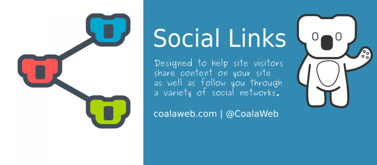 Coalaweb Social Links Joomla Extension