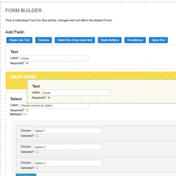 Cw Forms Joomla Extension