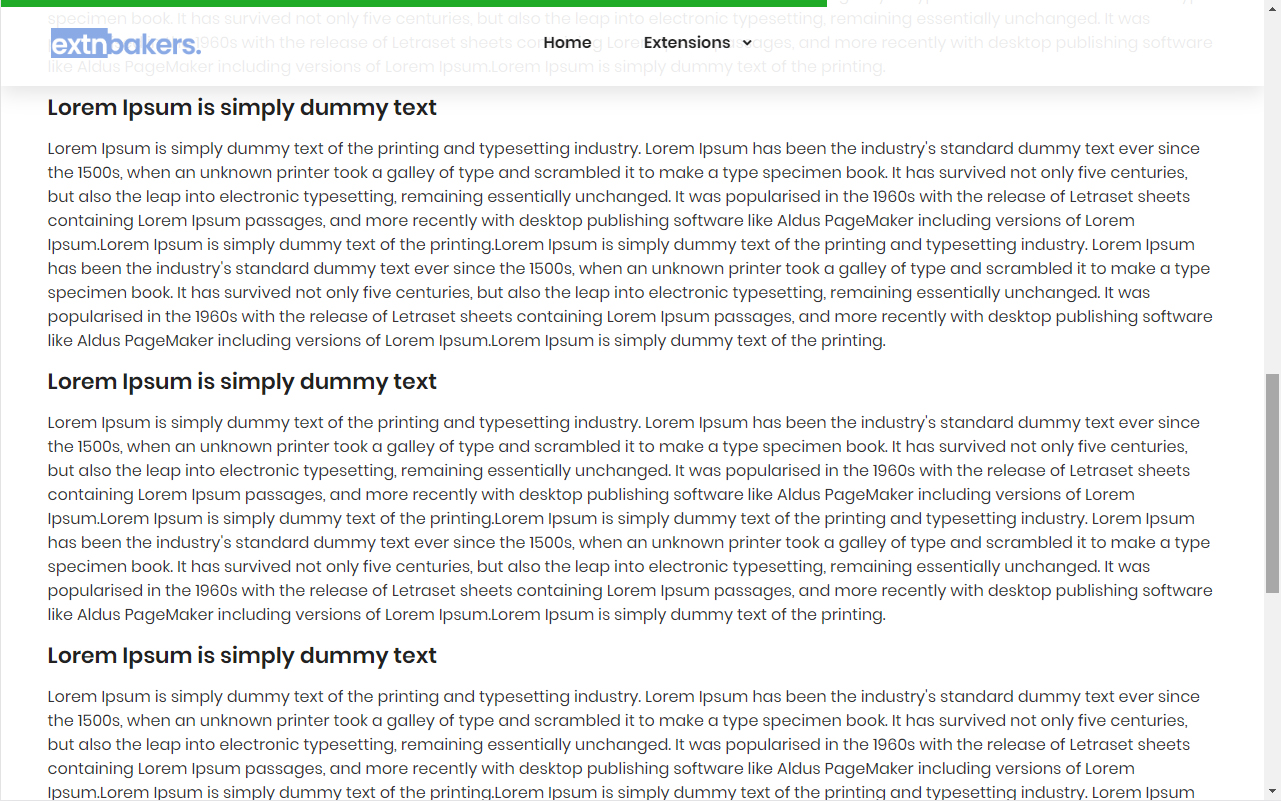 Eb Page Reading Progressbar Joomla Extension