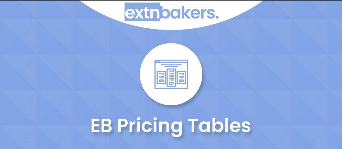 Eb Pricing Tables Joomla Extension