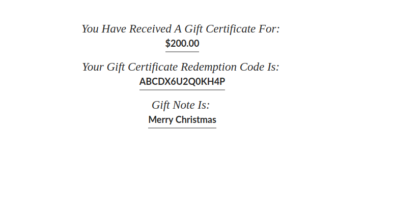 J2Store Gift Card Certificates - Joomla Extension