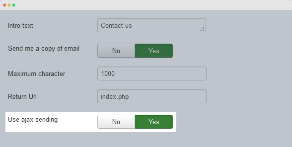 JA Quick Contact Module - Joomla Extension