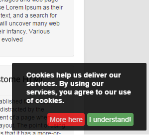 JK Cookie Alert - Joomla Extension