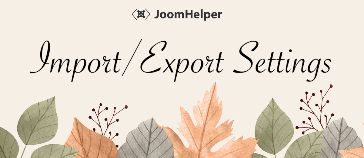 Jmp Import Export Joomla Extension