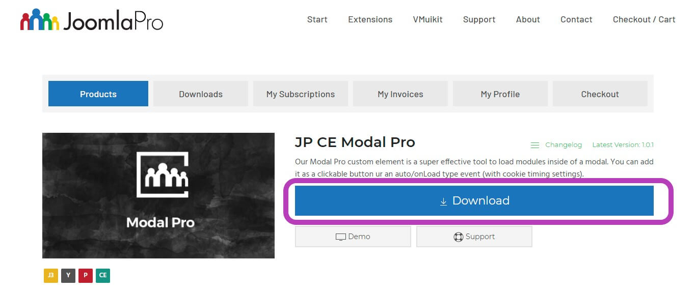 JP CE ALPro - Joomla Extension