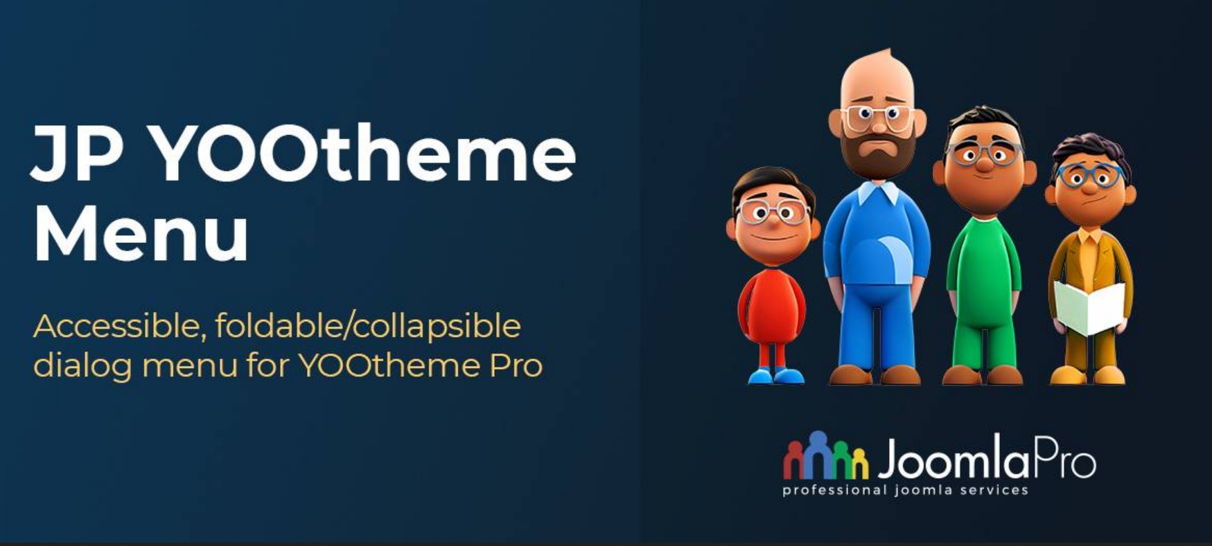 JP YOOtheme Mega Menu - Joomla Extension