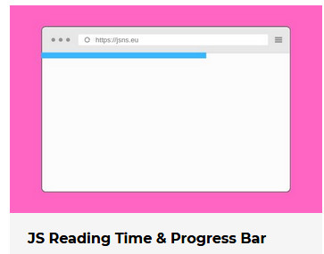 JS Reading Progress Bar - Joomla Extension