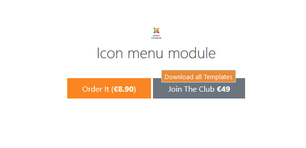 IconMenu - Joomla Extension