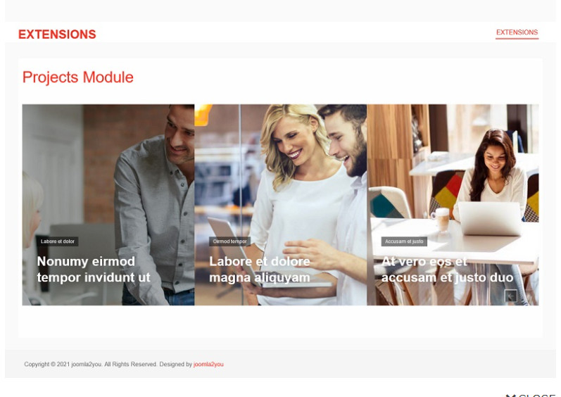 JU Projects - Joomla Extension