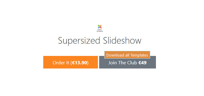 Supersized Background Slideshow - Joomla Extension