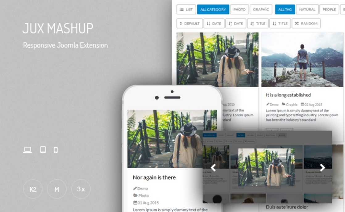 JUX Mashup - Joomla Extension