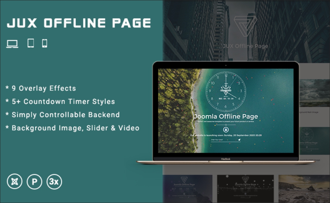 Jux Offline Page Joomla Extension