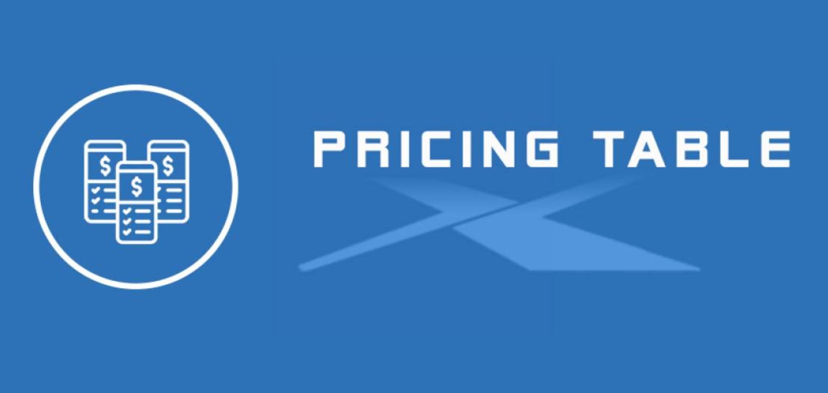 Jux Pricing Table Joomla Extension