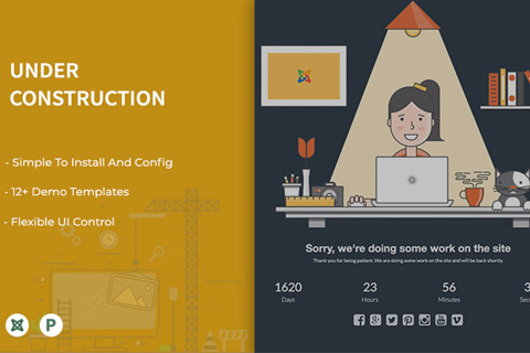 Jux Under Construction Joomla Extension