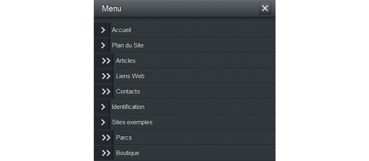MaxiMenuCK Mobile Plugin - Joomla Extension