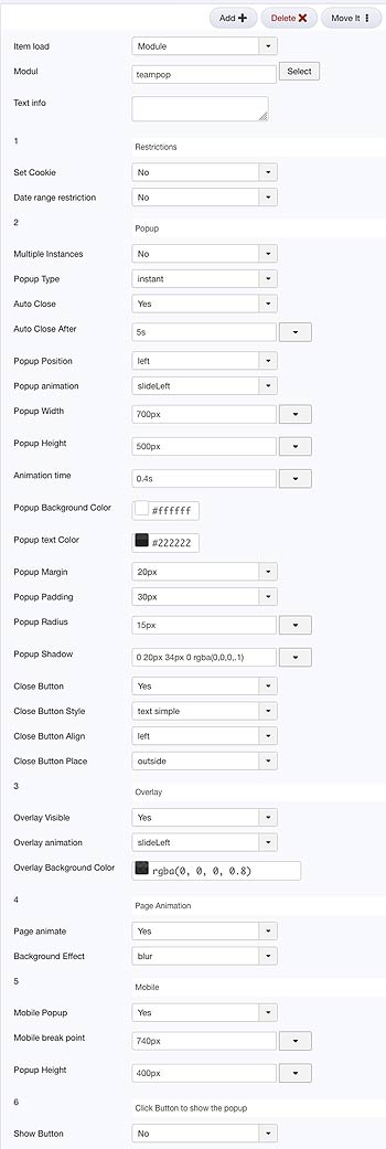 Mx Modals Joomla Extension