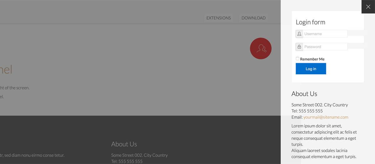 OL SidePanel - Joomla Extension