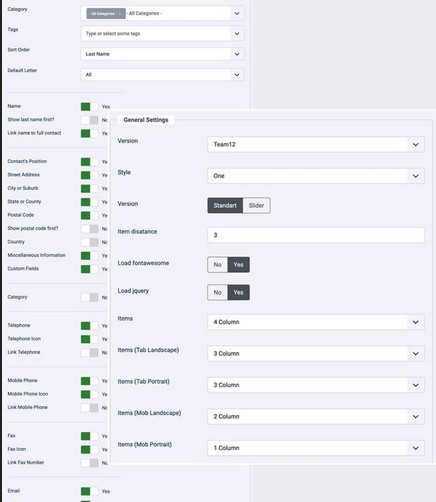 OL TeamContacts - Joomla Extension