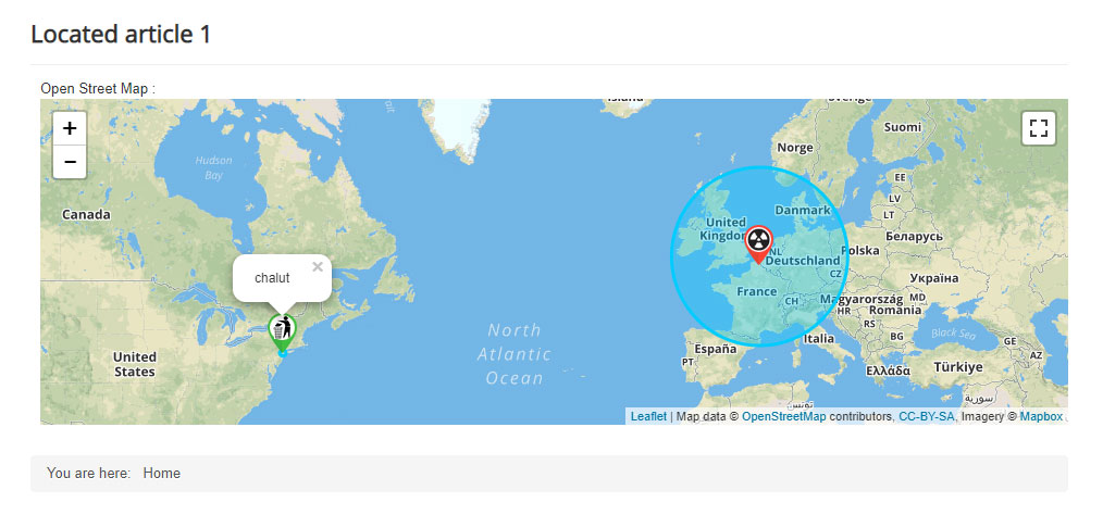 Openstreetmap Custom Field Joomla Extension
