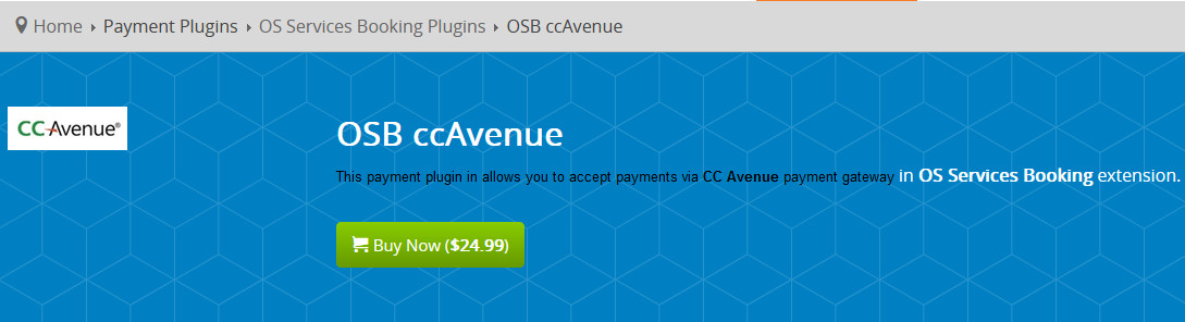 OSB CCAvenue Payment Plugin - Joomla Extension