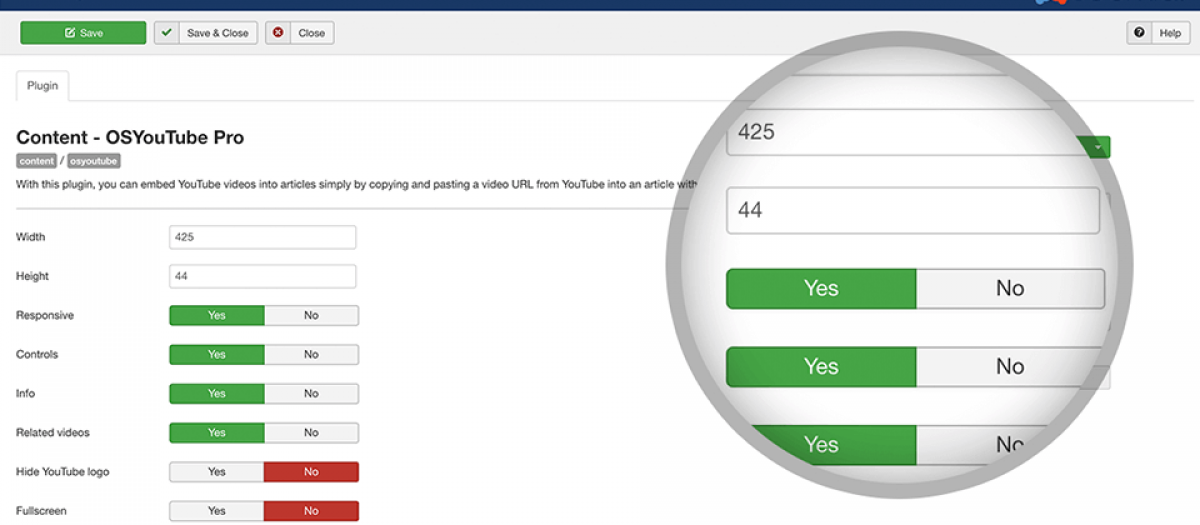 OSYouTube Pro - Joomla Extension