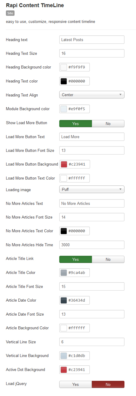 Rapi Gradient 10 - Joomla Extension