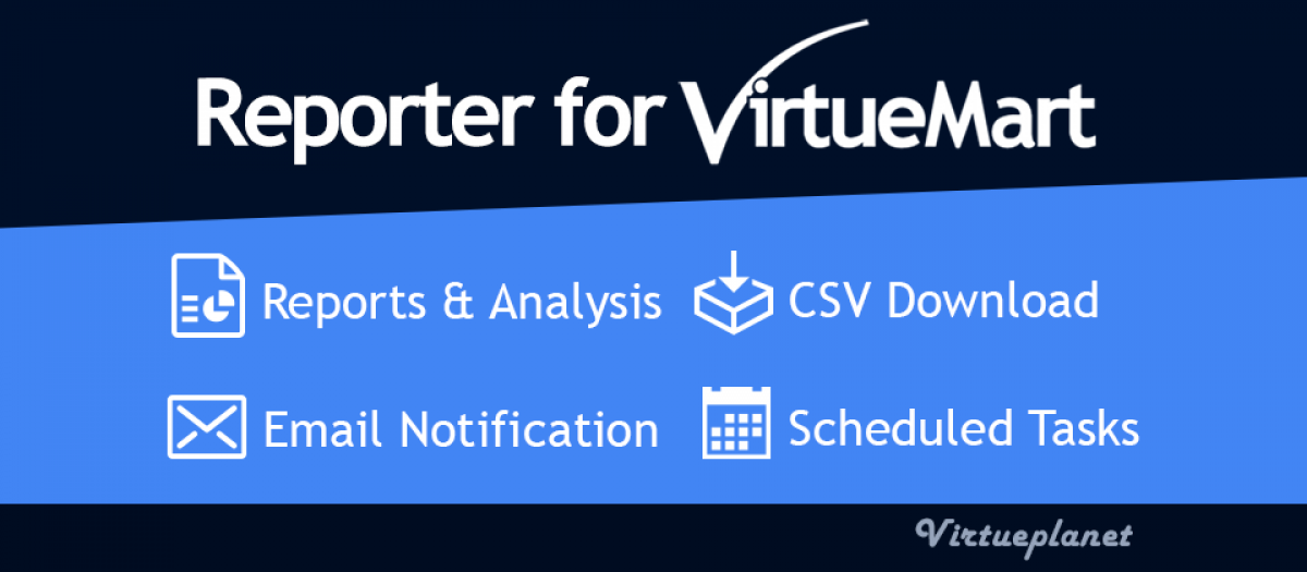 Reporter For Virtuemart Joomla Extension 2