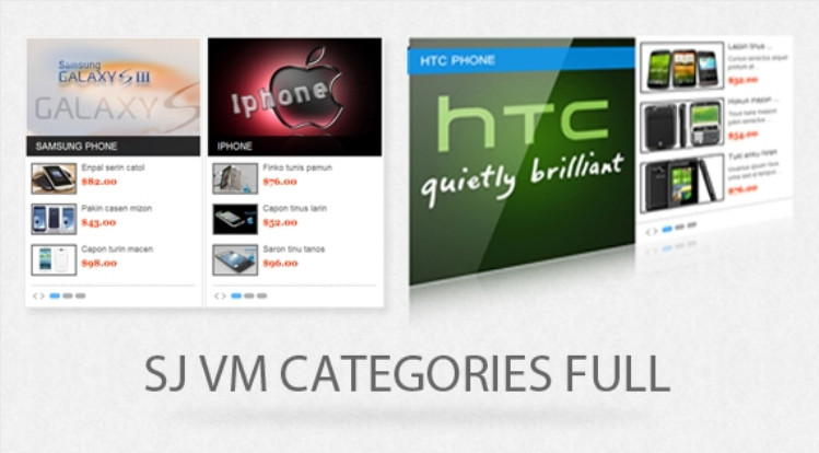 SJ Categories Full for VirtueMart 4 - Joomla Extension
