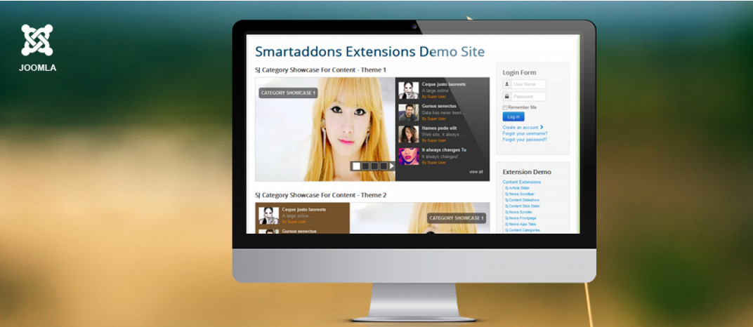 Sj Category Showcase For Content Joomla Extension