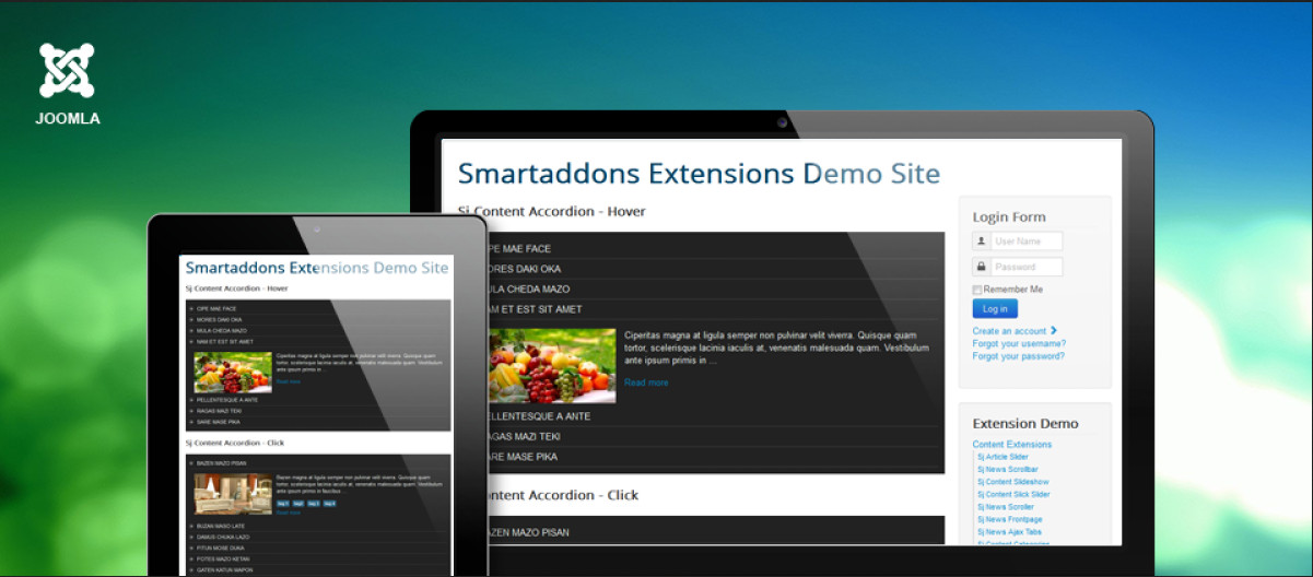 Sj Content Accordion Joomla Extension