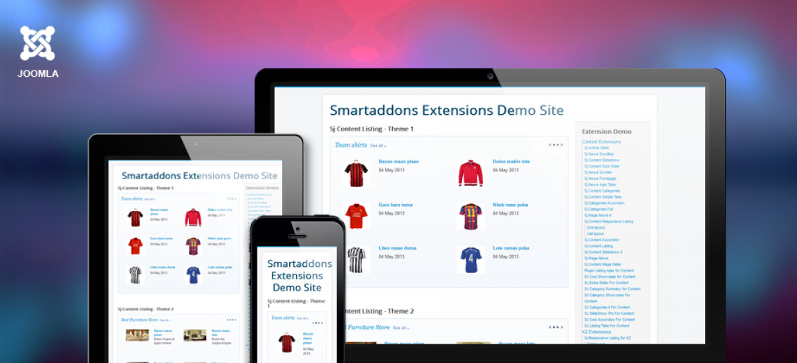 Sj Content Listing Joomla Extension
