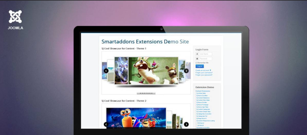 Sj Cool Showcase For Content Joomla Extension
