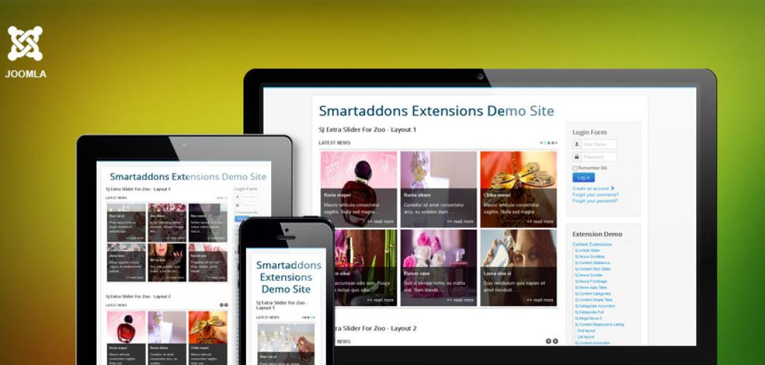 SJ Zoo ExtraSlider - Joomla Extension