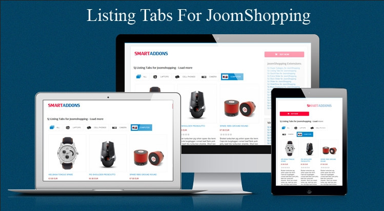 Sj Listing Tabs For Joomshopping Joomla Extension