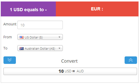 Sliding Universal Currency Converter Joomla Extension