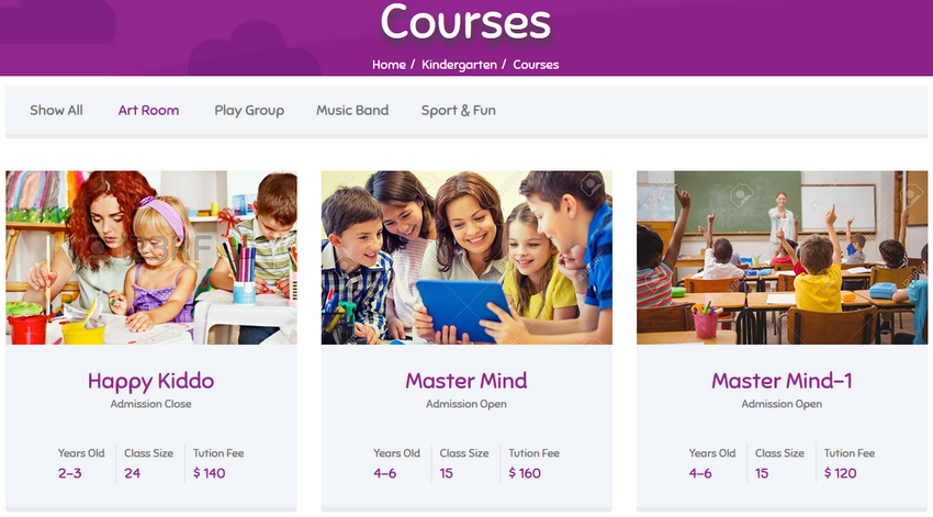 SP Kindergarten Template - Joomla Extension