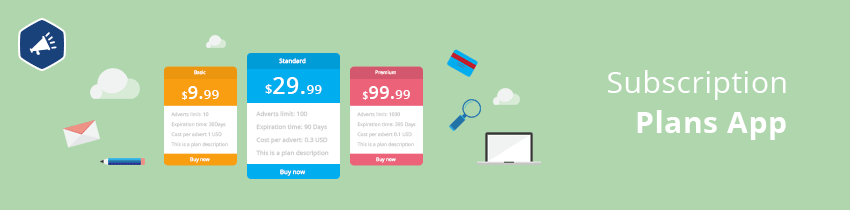 Subscription Plans App for DJ-Classifieds - Joomla Extension