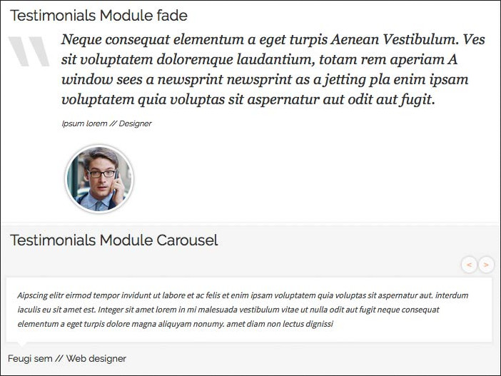 TC Testimonials 2 - Joomla Extension