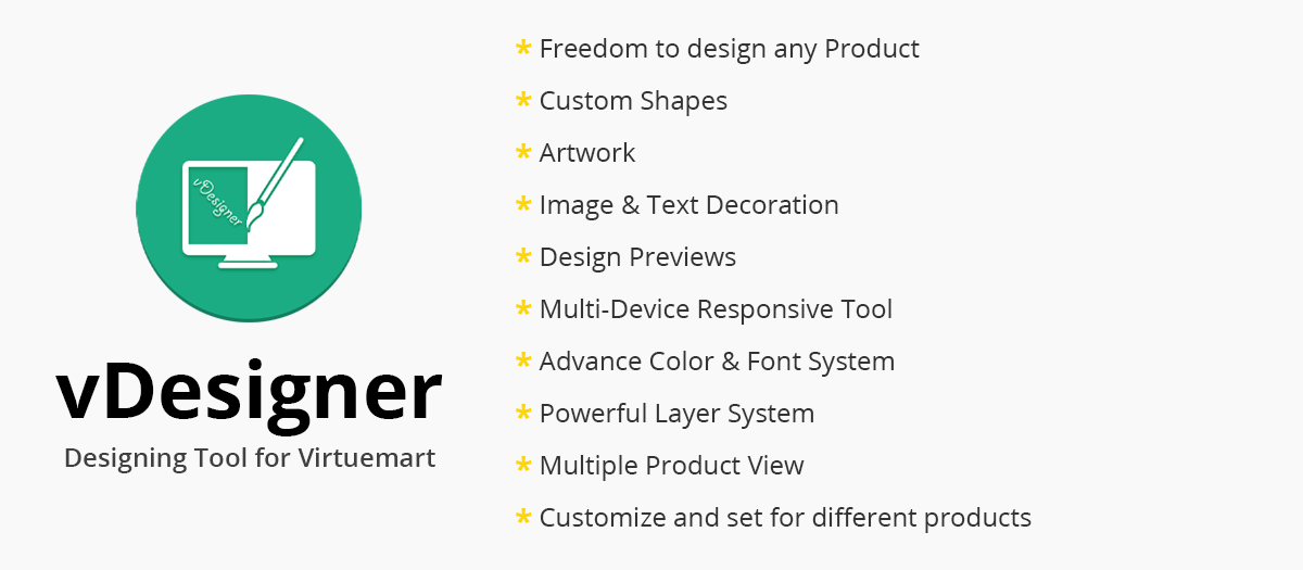 Vdesigner For Virtuemart Joomla Extension